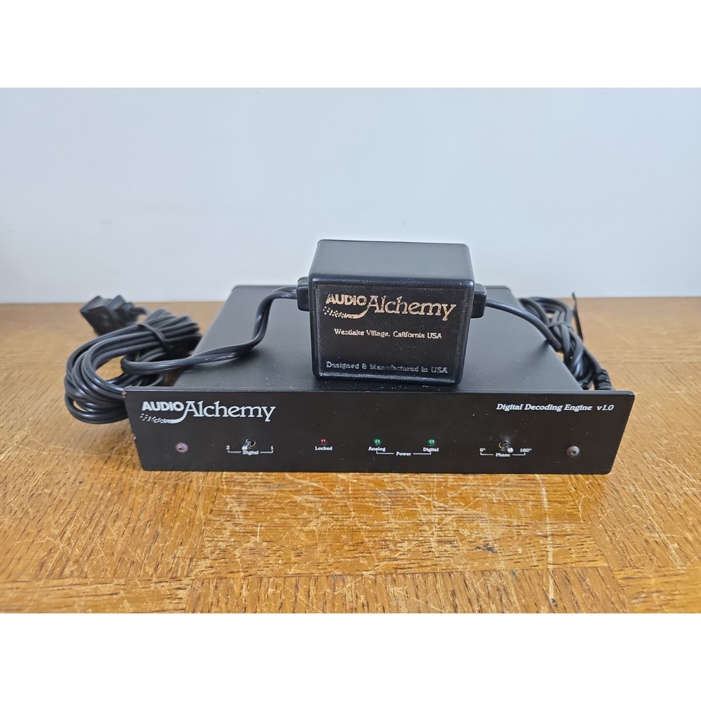 Audio Alchemy Digital Decoding Engine V1.0 w/ OEM Power Supply - Tested